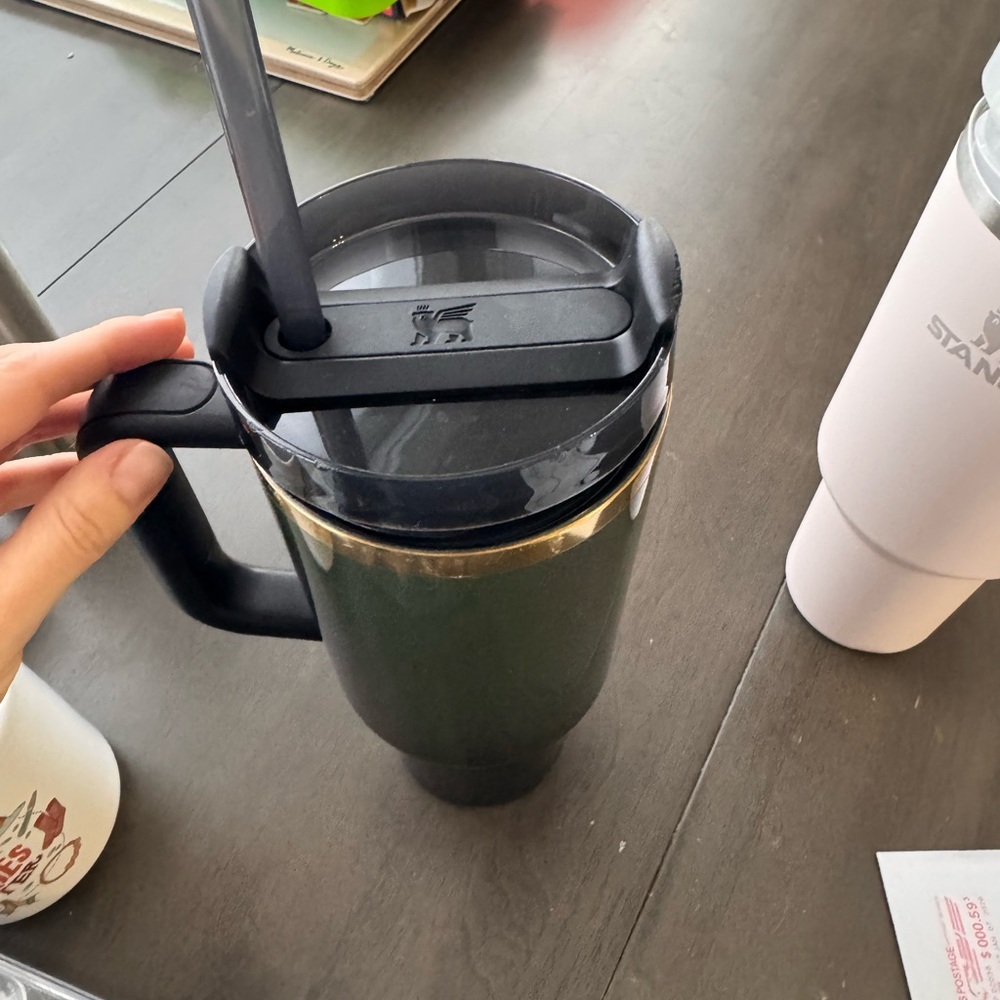 WICKED Stanley Dark Green Mug with Gold Accent - Picture 6 of 7